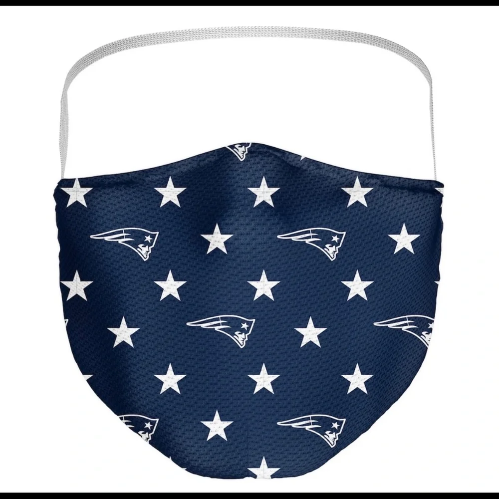 NWT New England Patriots 3 Pack Face Mask 485
